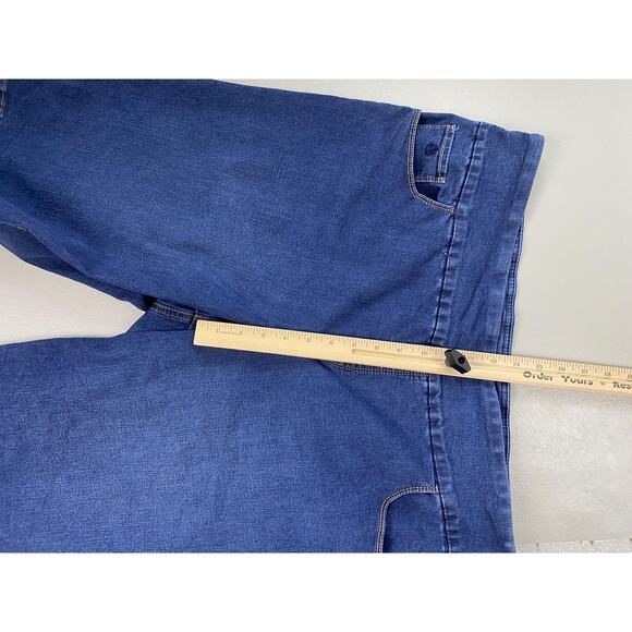 Gloria Vanderbilt Amanda Bermuda Shorts 22W All Around Slimming Dark 44x13 - Picture 7 of 13